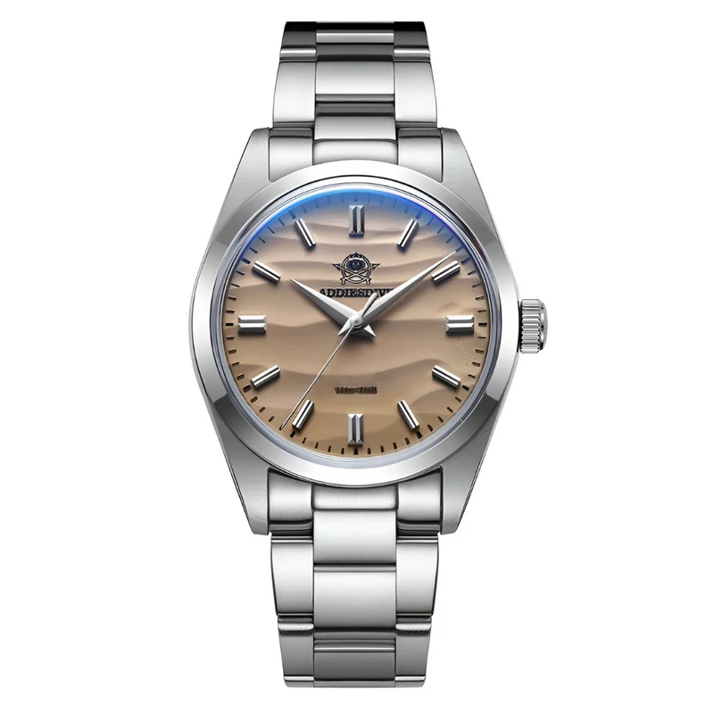 Herrenuhr mit sandfarbenem Zifferblatt™ | Zeitlose Eleganz, unerschütterliche Präzision