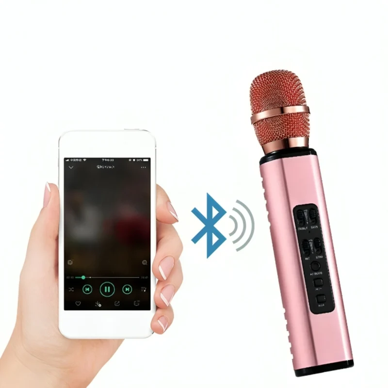 Bluetooth Musikmikrofon™ | Karaoke Magie Zum Mitnehmen