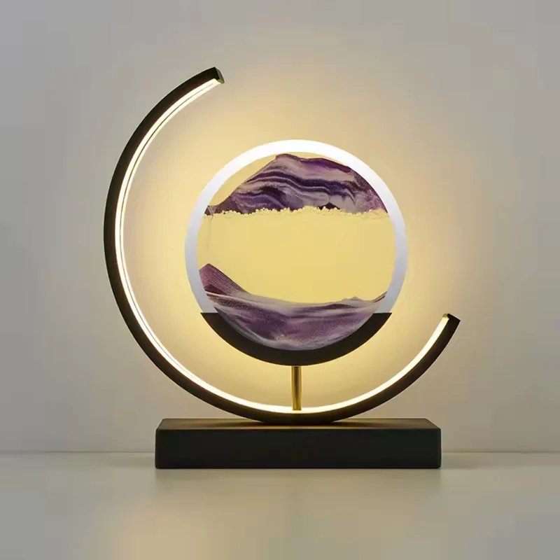 Helle Sandkunst-Tischlampe™ | Magische Sandkunst mit Licht