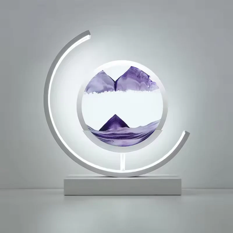 Helle Sandkunst-Tischlampe™ | Magische Sandkunst mit Licht