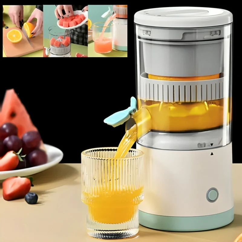 Tragbarer elektrischer Entsafter-Mixer™ | Frischer Saft Im Sandumdrehen