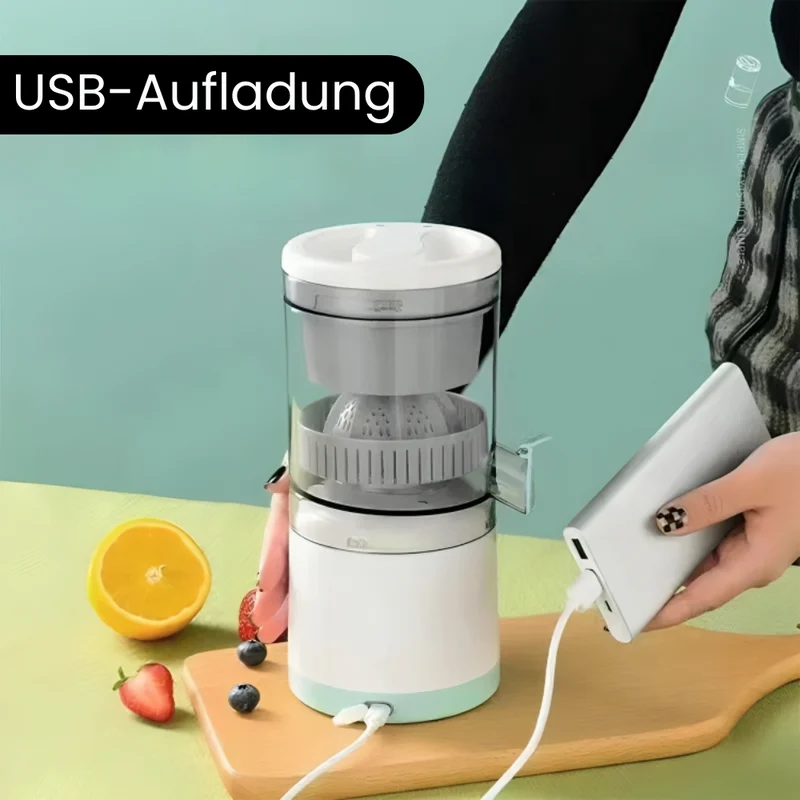 Tragbarer elektrischer Entsafter-Mixer™ | Frischer Saft Im Sandumdrehen