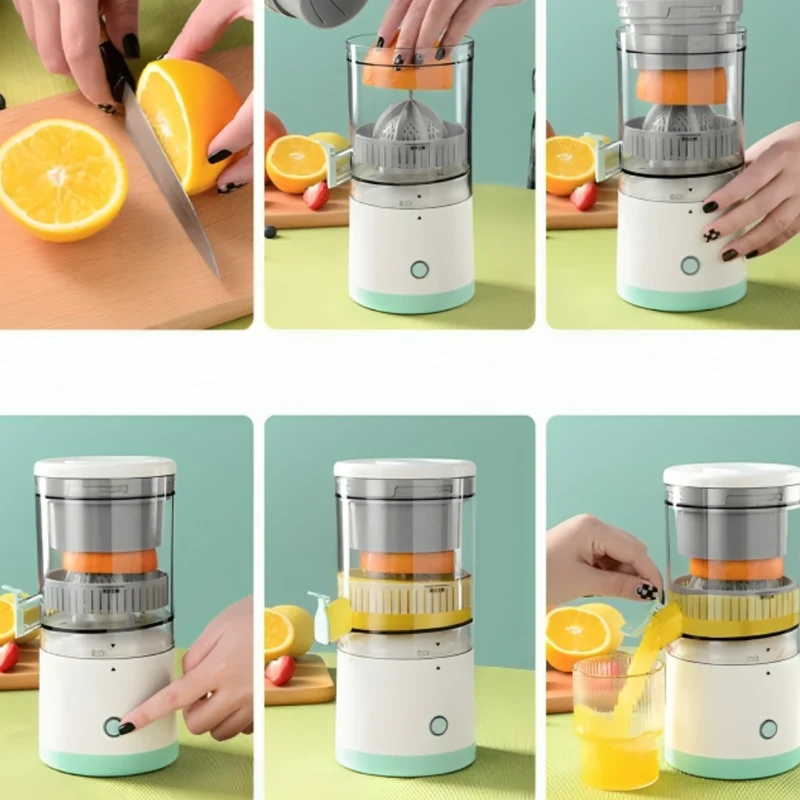 Tragbarer elektrischer Entsafter-Mixer™ | Frischer Saft Im Sandumdrehen