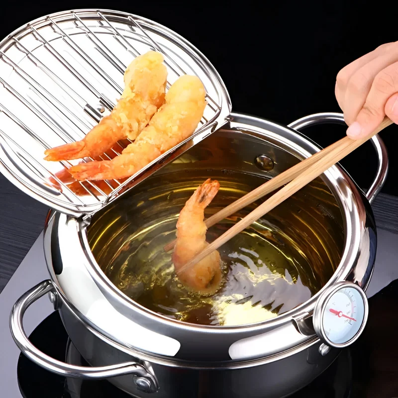 CPot mit einem Thermometer™ | Präzise Frittieren mit Leichtigkeit