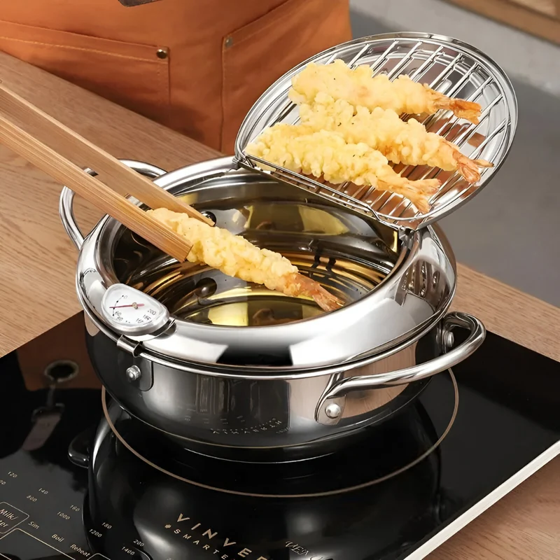 CPot mit einem Thermometer™ | Präzise Frittieren mit Leichtigkeit