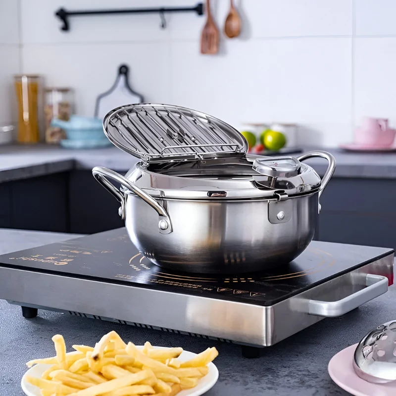 CPot mit einem Thermometer™ | Präzise Frittieren mit Leichtigkeit