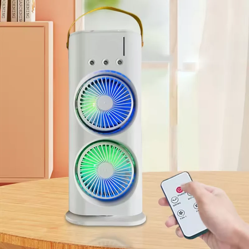 USB-Wassersprühventilator™ | Doppellüfter mit leiser Frische