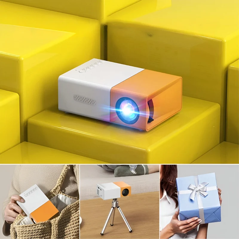 Tragbarer MINI-Projektor™ | Kinoerlebnis überall, jederzeit