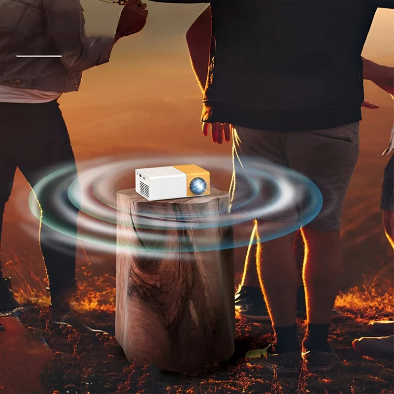 Tragbarer MINI-Projektor™ | Kinoerlebnis überall, jederzeit