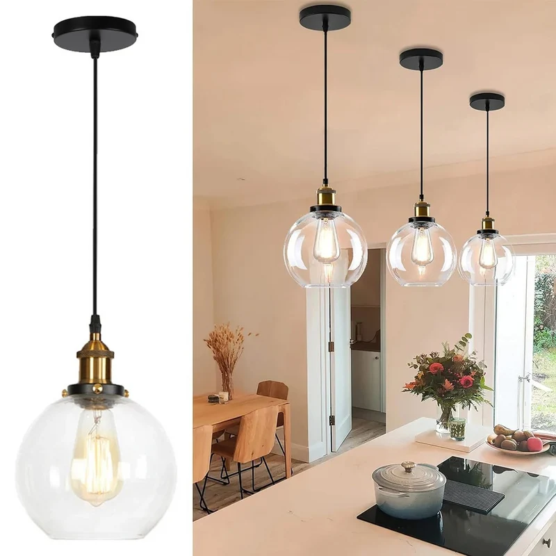 Loft Vintage Pendelleuchten Glas™ |Industrielle Vintage-Pendelleuchte mit Stil