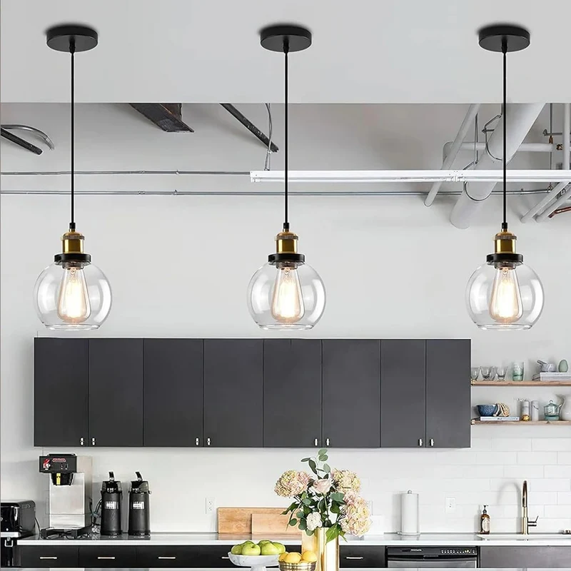 Loft Vintage Pendelleuchten Glas™ |Industrielle Vintage-Pendelleuchte mit Stil