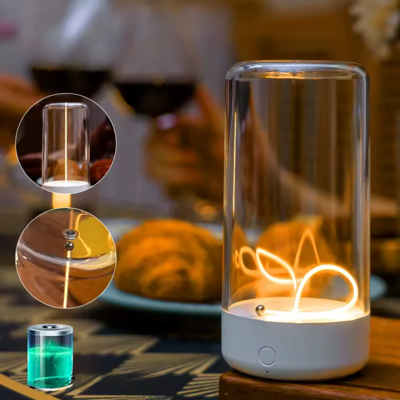Magnetischer kabelloser Tisch™ | Elegante, kabellose Tischlampe für dein Zuhause