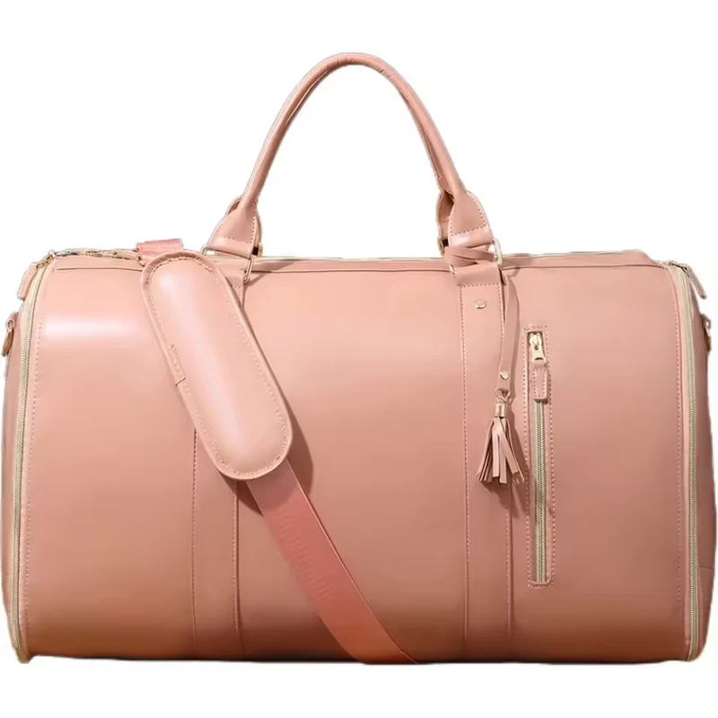 Große faltbare Anzugtasche aus Leder™ | Dein eleganter Reisebegleiter