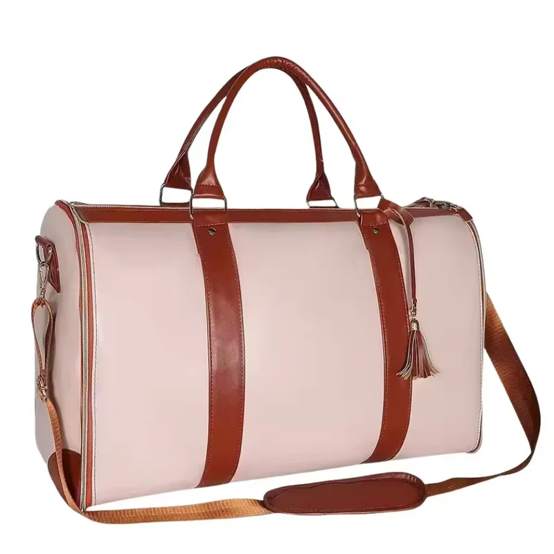 Große faltbare Anzugtasche aus Leder™ | Dein eleganter Reisebegleiter