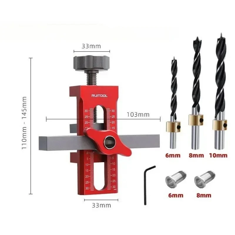 Drilling Locator for Wardrobe Door™ | Präziser Bohrungs-Locator für perfekte Ergebnisse