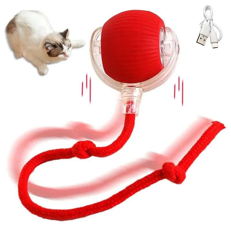 Interaktiver Katzenball-Teaser™ | Emotionaler Spielspaß Für Katzen