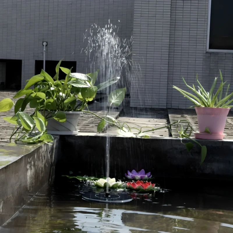 Bürstenlose Solarbrunnenpumpe™ | Solarbetriebene Elegante Gartenfontäne