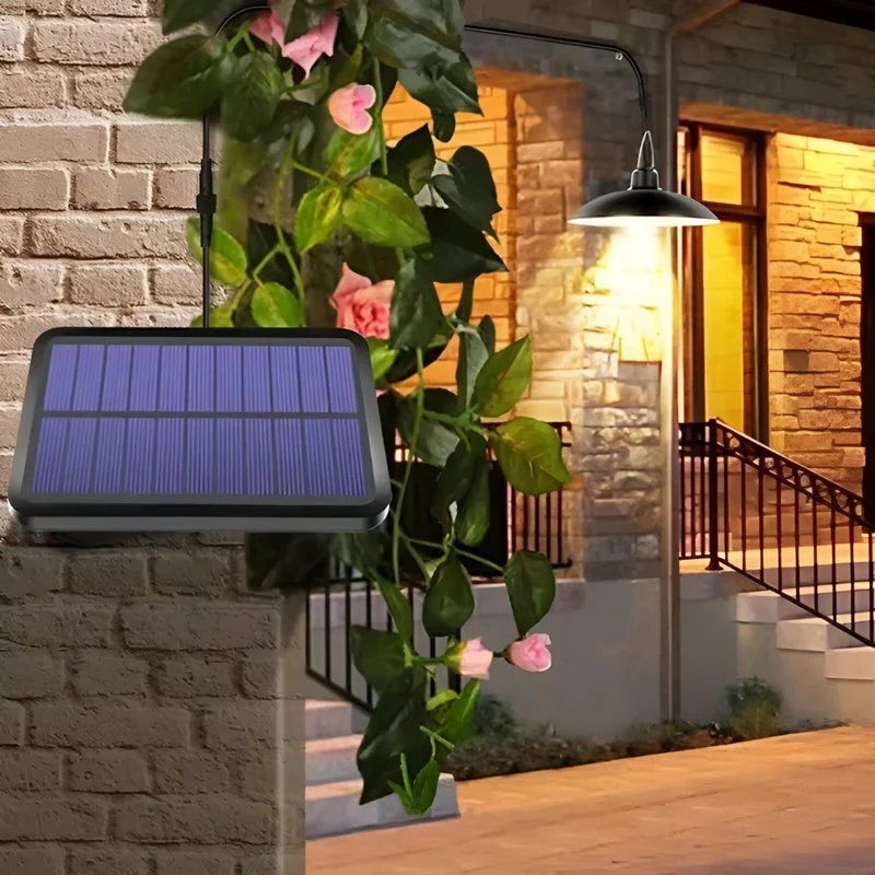 Solar-Pendelleuchte™ | Solarbetriebene LED-Hängeleuchte für Außenbereich