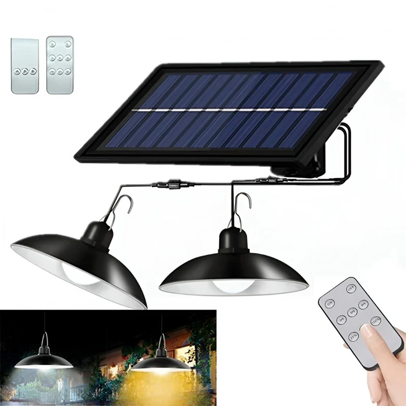 Solar-Pendelleuchte™ | Solarbetriebene LED-Hängeleuchte für Außenbereich