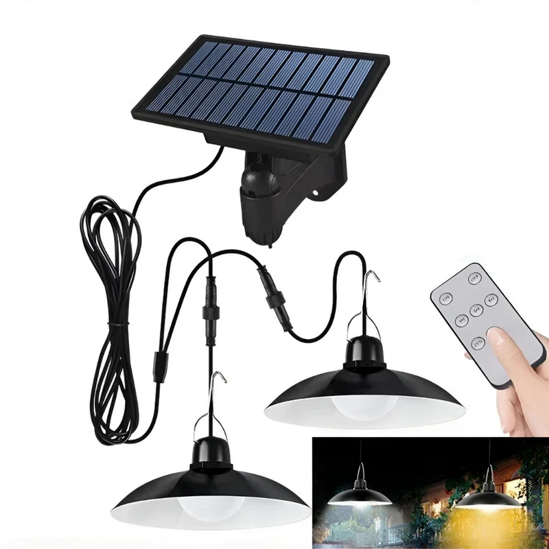 Solar-Pendelleuchte™ | Solarbetriebene LED-Hängeleuchte für Außenbereich