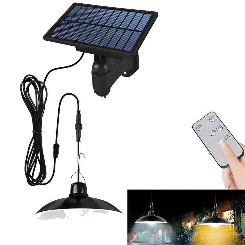 Solar-Pendelleuchte™ | Solarbetriebene LED-Hängeleuchte für Außenbereich