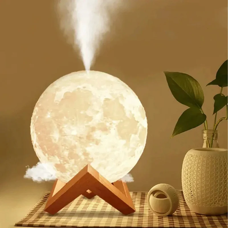 Luftbefeuchter, Aromatherapie-Lampe™ | Zauberhaftes Mondlicht mit Duft