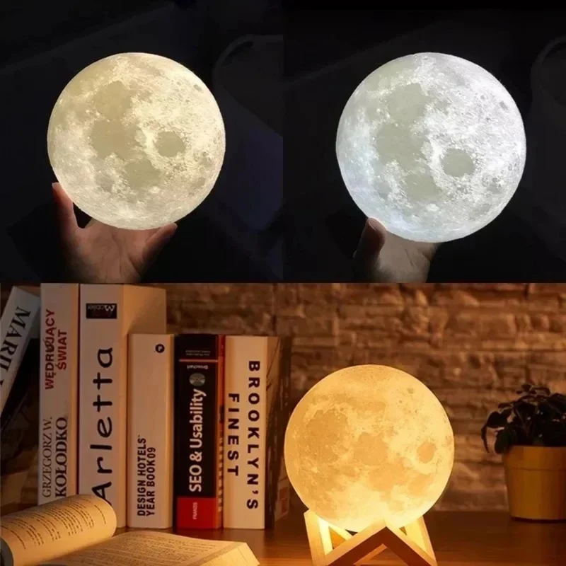 Luftbefeuchter, Aromatherapie-Lampe™ | Zauberhaftes Mondlicht mit Duft
