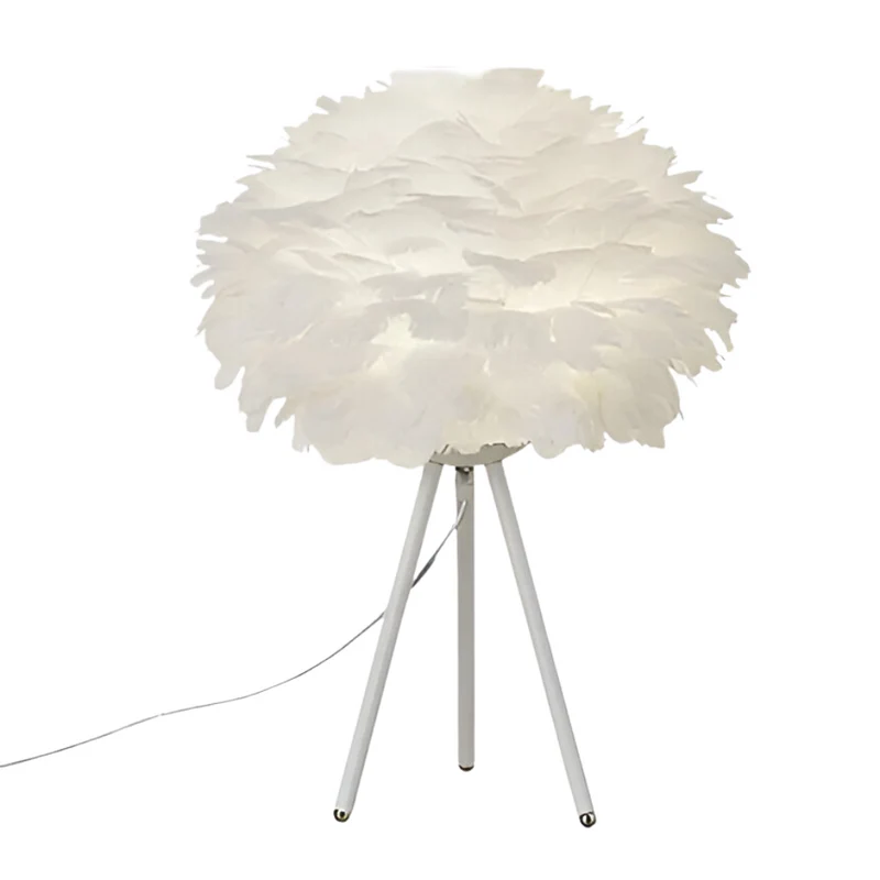 Moderner LED-Federtisch™ | Elegante, federleichte Lichtpoesie