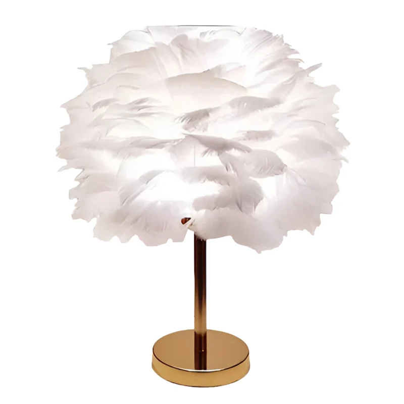 Moderner LED-Federtisch™ | Elegante, federleichte Lichtpoesie