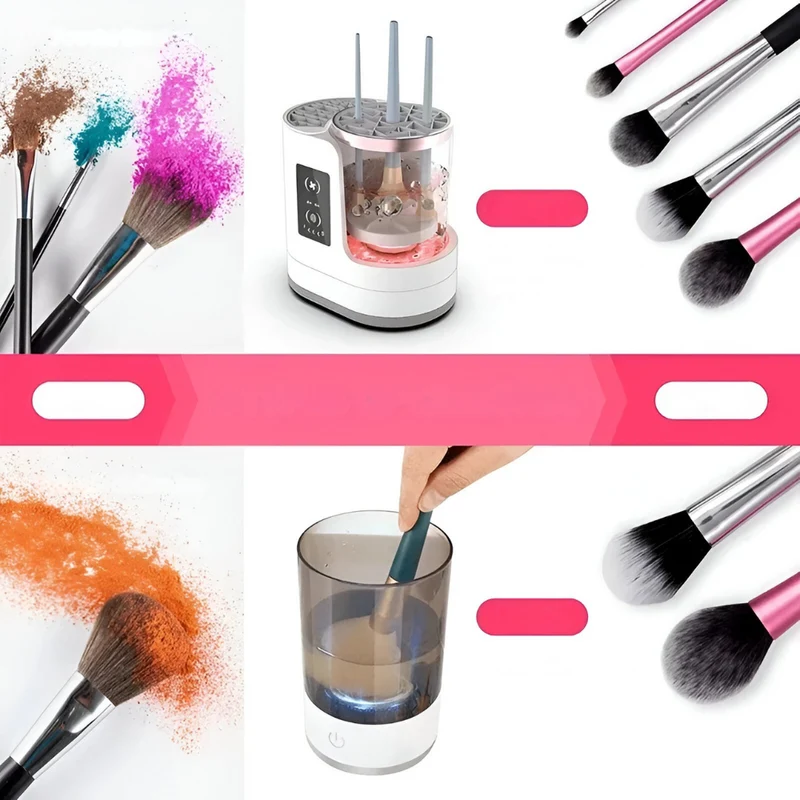 Elektrischer Make-up-Pinselreiniger™ | Magische Pinselpflege für strahlende Haut