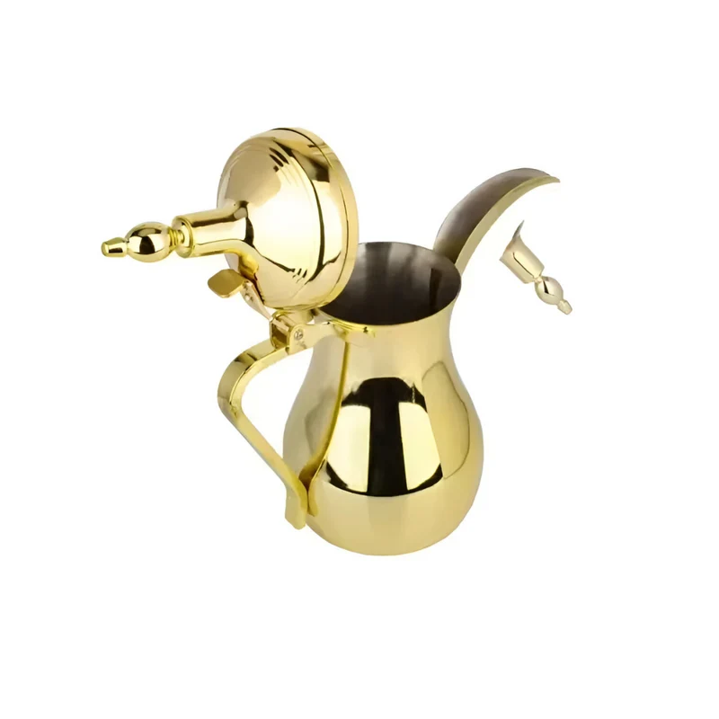 Goldene arabische Kaffeekanne™ | Goldene Eleganz für Kaffeegenuss