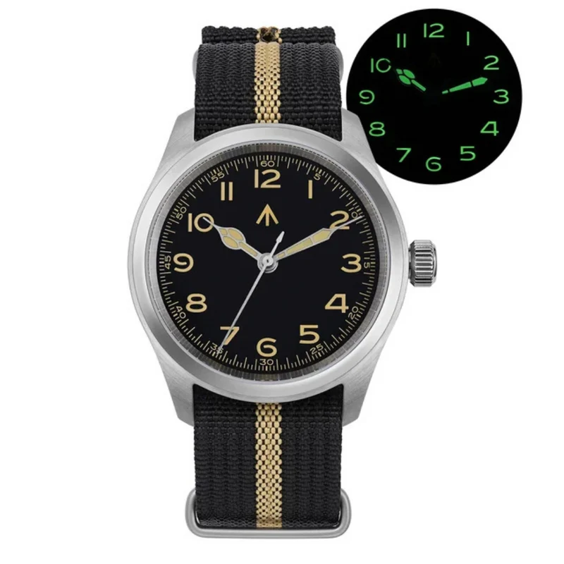Vintage Militäruhr für Herren™ | Robuste, stilvolle Militäruhr für Abenteuer.
