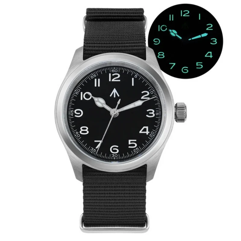 Vintage Militäruhr für Herren™ | Robuste, stilvolle Militäruhr für Abenteuer.