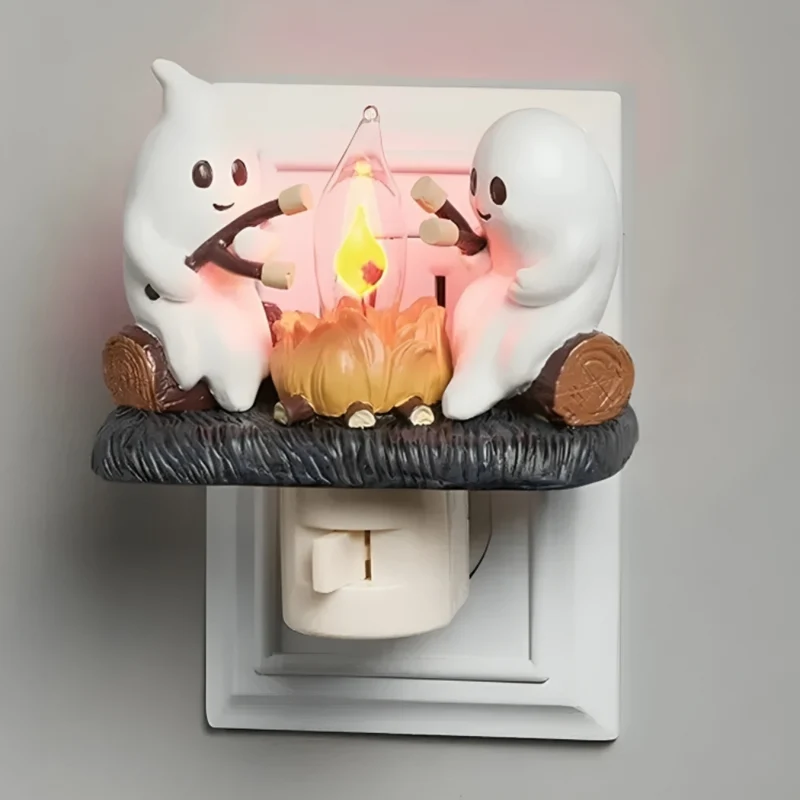 Geisterlagerfeuer™ | Niedliches Halloween-nachtlicht