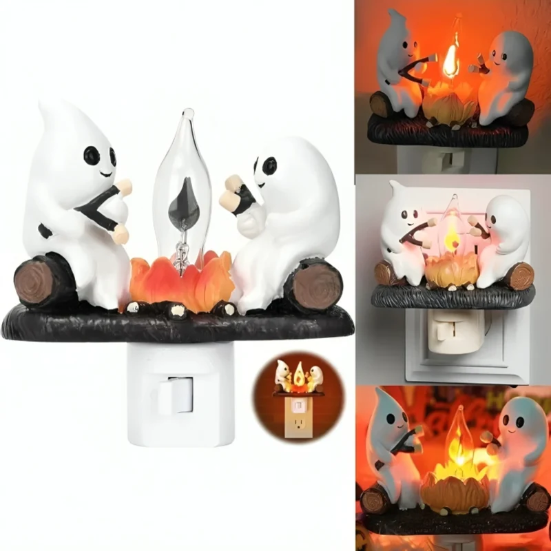 Geisterlagerfeuer™ | Niedliches Halloween-nachtlicht