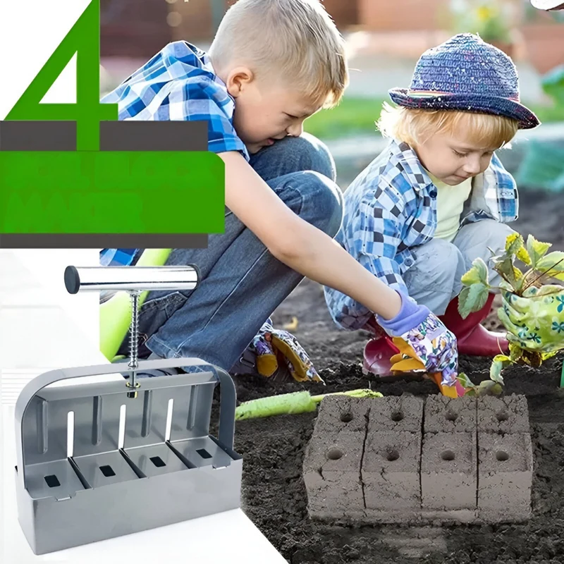 Handgehaltener Setzling-Erdblock-Maker™ | Nachhaltig, kraftvoll, perfekt für Setzlinge