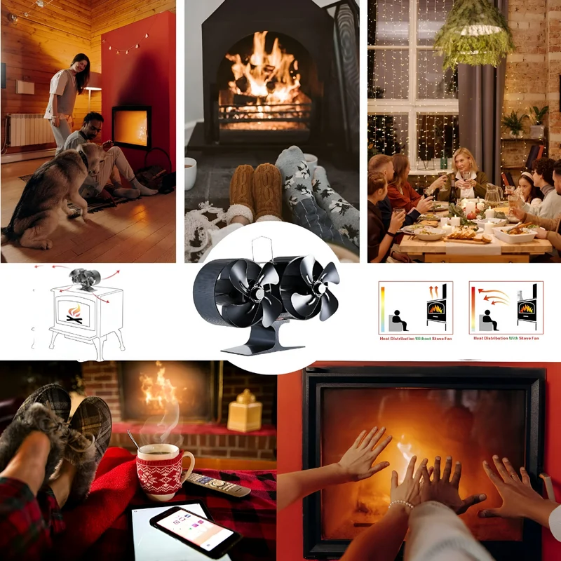 Wood Stove Fan Heat Powered™ | Wunderbare Wärme, ganz ohne Strom