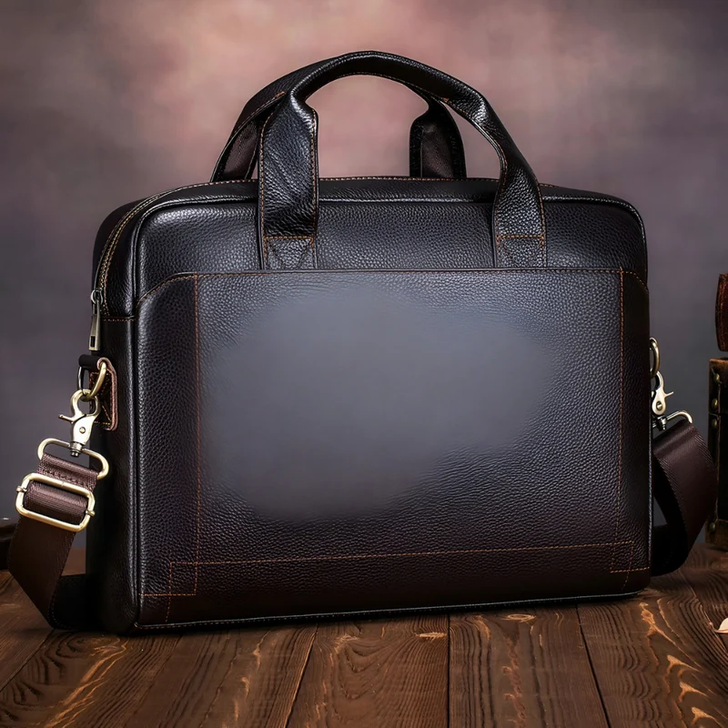 Herrenhandtasche aus Leder™ | Edle, zeitlose Ledertasche für Erfolg