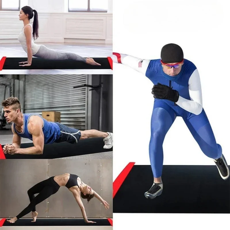 Yoga-Übung Gleiten™ | Vielseitige, gleitende Trainingsmatte