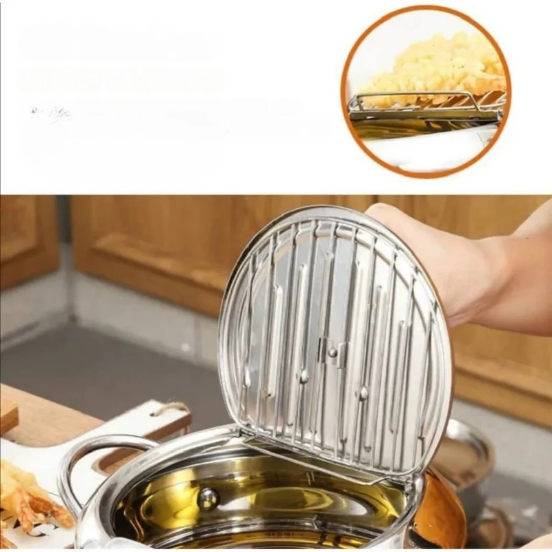 Thermometer und Deckel™ | Perfekter Frittier-Genuss zuhause