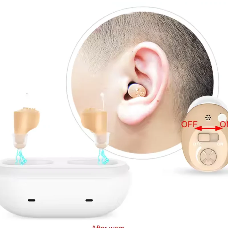 Hearing Elderly Rechargeable™ | Kompakt, diskret, kraftvolle Klangverstärkung