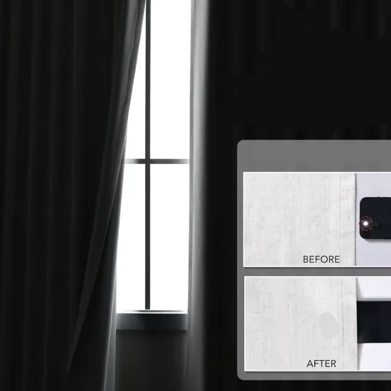 Natural Black Curtains™ | Elegante, natürliche Leinen-Vorhänge