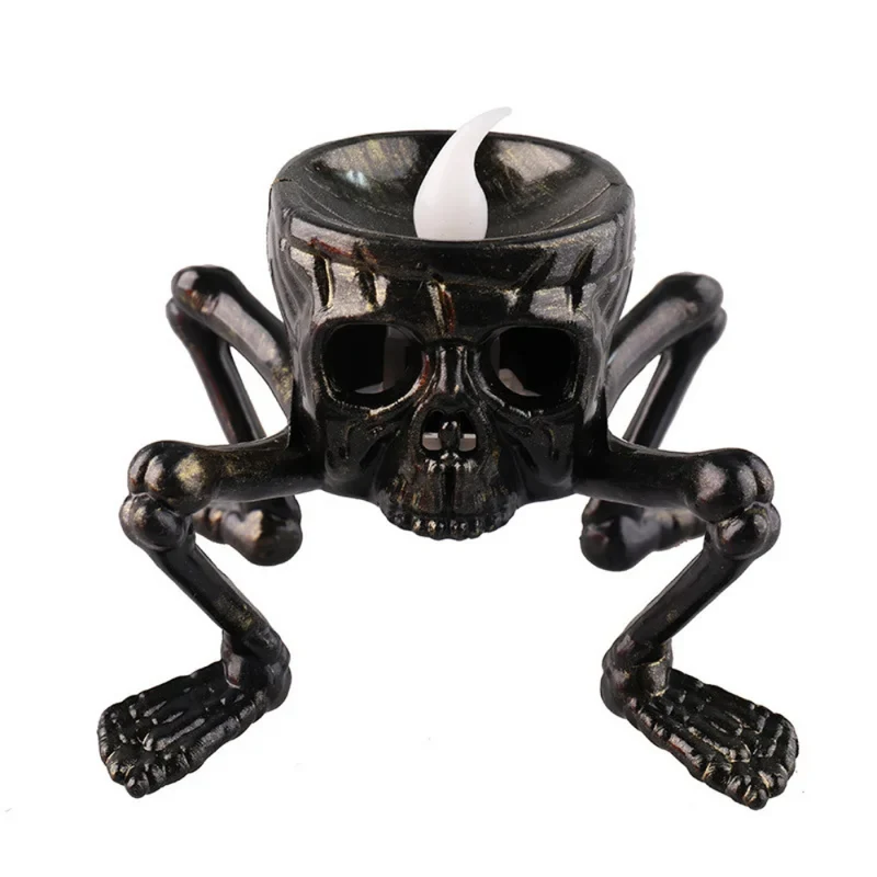 Totenkopf-Hand-Laternenkerze™ | Gruselige Stilvolle Halloween-Dekoration