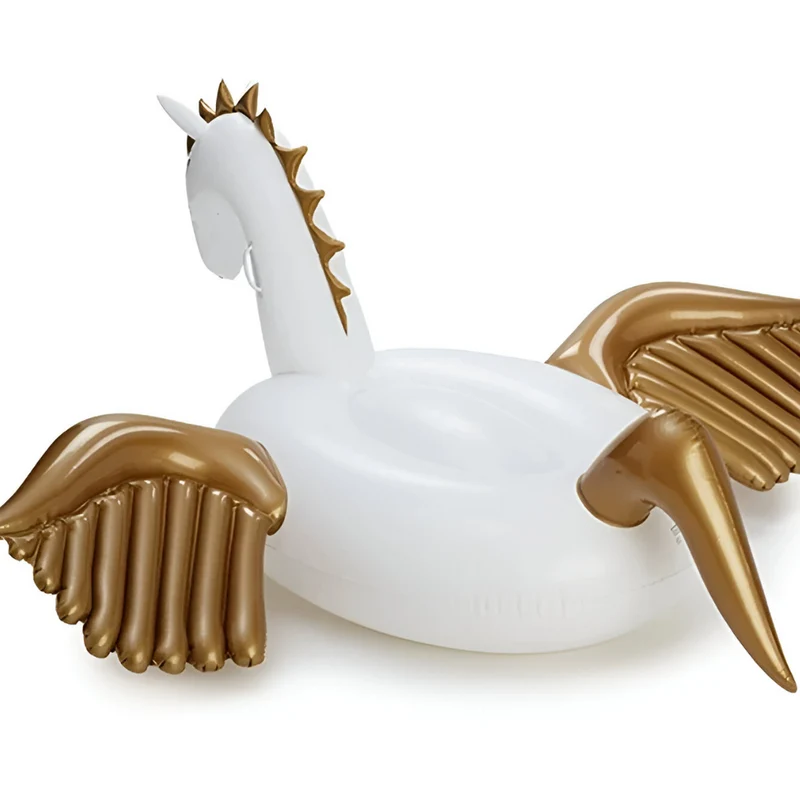 Riesiges aufblasbares Schwimmrad™ | Magisches XXL-Einhorn für Wasserspaß