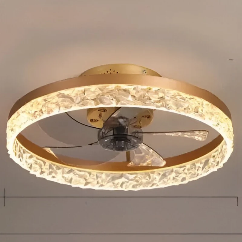 Nordic Crystal Deckenventilator™ | Eleganter Deckenventilator mit Lich
