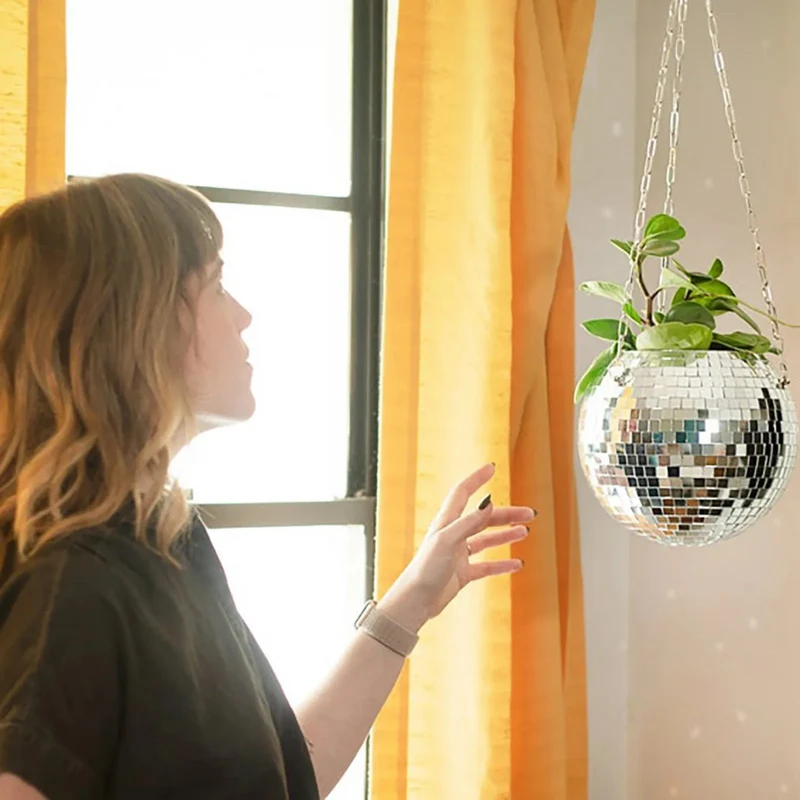 Disco-Kugel-Pflanzenaufhänger™ |Schillernder Pflanzenhänger für jeden Raum