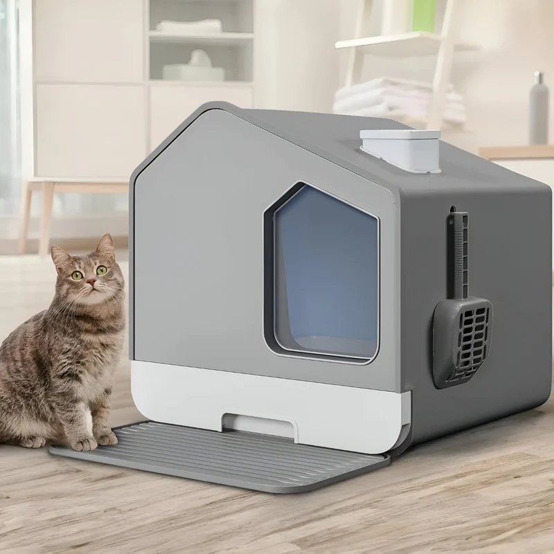 Extra große, geschlossene™ | Luxuriöse Wohlfühloase für Katzen