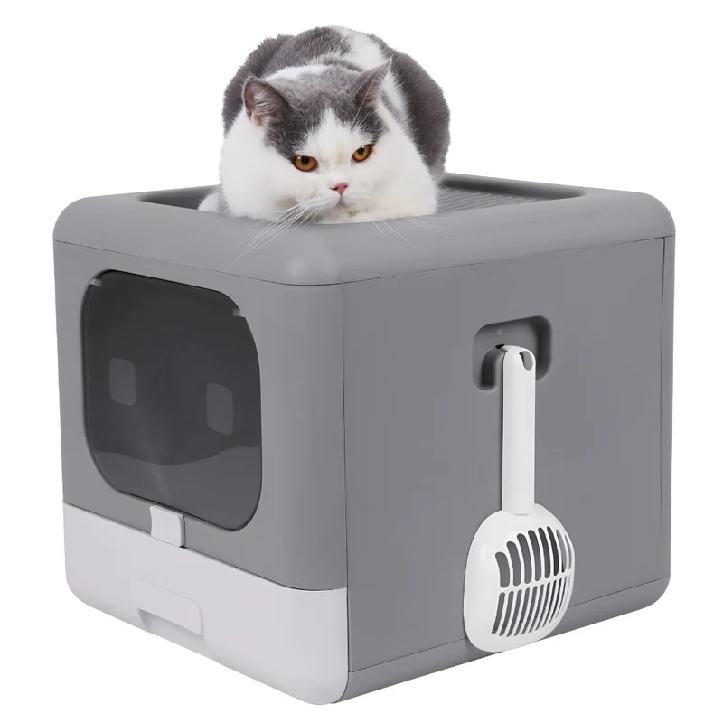 Katzentoilette faltbar™ | Faltbare Katzentoilette – Sauberkeit, Komfort, Stil