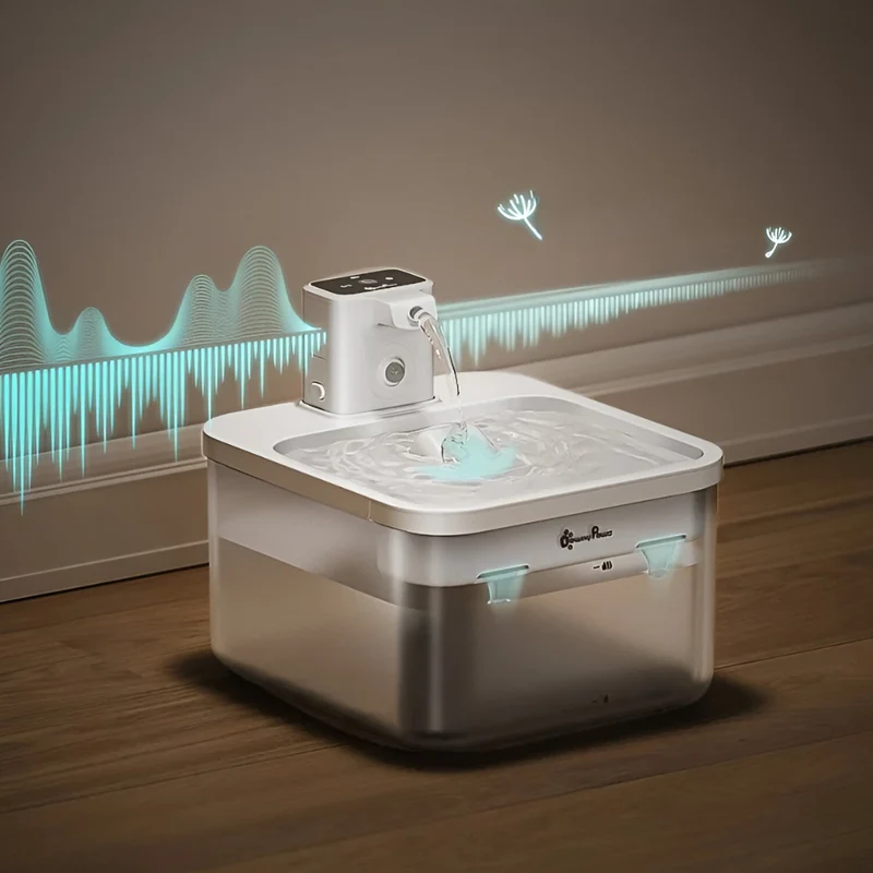 Drahtloser Katzenwasserbrunnen™ | Frisches Wasser, grenzenlose Freiheit