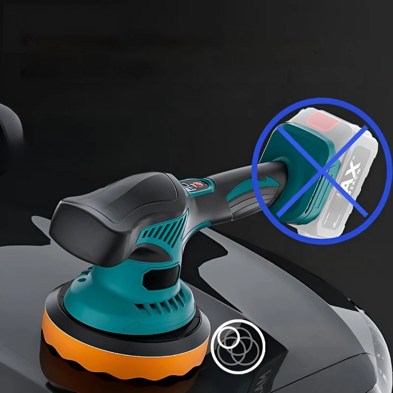Akku-Polierer 8 Gänge wiederaufladbar™ | Kabellose Power-Poliermaschine für Perfektion